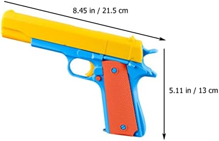 1 סטים ירי צעצועים של צבע ילד אקראי עם יורה מעניין צעצוע כדורים סימולציה