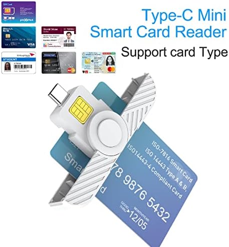 מתקפל כרטיס קורא, גישה משותפת כרטיס חכם כרטיס סים כרטיס / בנק שבב כרטיס קורא עבור חלונות 10 8 7