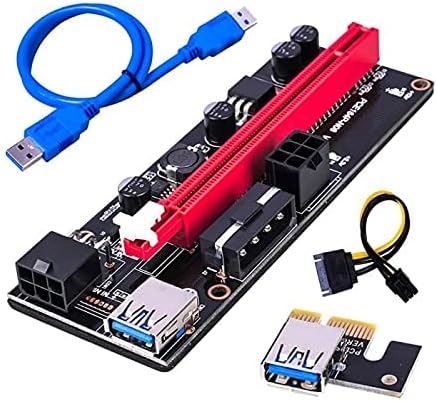 מחברים כריית ver009 USB 3.0 PCI -E Riser ver 009S אקספרס 1x 4x 8x 16x מארח מתאם מתאם SATA 15 pin עד