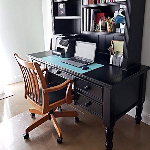 כרית שולחן משרדית גדולה של Btsky רב-פונקציונלית, 35.4 x 15.75 לא החלקה על עור שולחן כרית עכבר