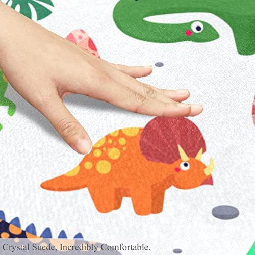 Llnsuply בגודל גדול 4 מטר ילדים עגול שטיחים שטיח שטיח דינוזאור דינוזאור משתלת כרית שטיח לא להחליק ילדים שטיח פליימת