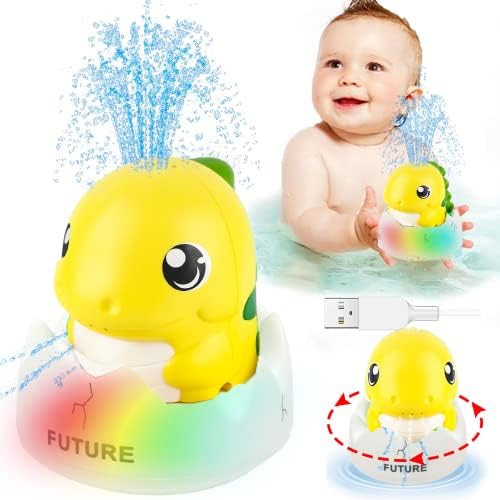 צעצועי אמבטיה של Zhenduo Baby, צעצועים לאמבט מים ריסוס אוטומטי, צעצועים למטרות ממטרת אינדוקציה