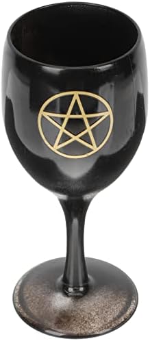 ירח גביע פנטגרם קדוש כוסות קדוש כוס אנרגיה איסוף יין כוס שרף מימי הביניים גותי גביעי להקריב דת כוסות קישוט