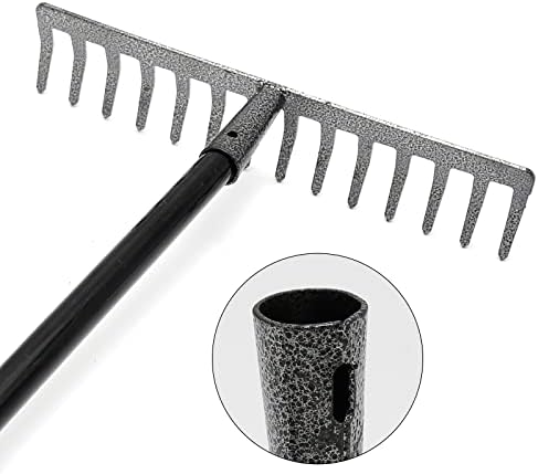 14-שן מגרפות עבור מדשאות כבד החובה החלפת מתכת מגרפה ראש רק ללא ידית עבור עשה זאת בעצמך גינון כלי.