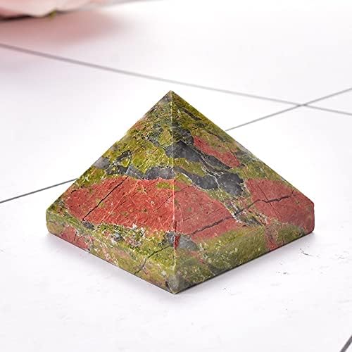 Heeqing AE216 1PC פירמידה טבעית ריפוי אבן רייקי אובליסק קישוטים
