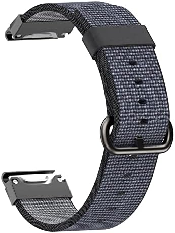 AHGDDDA 22 ממ שחרור מהיר של ניילון שעון רצועה עבור Garmin Fenix ​​6x 6 Pro Smartwatch EasyFit להקת