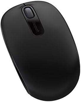 Microsoft Wireless Mobile Mouse 1850 לעסקים, שחור. עיצוב ארגונומי נוח, אלחוטי, USB 2.0 עם משדר ננו