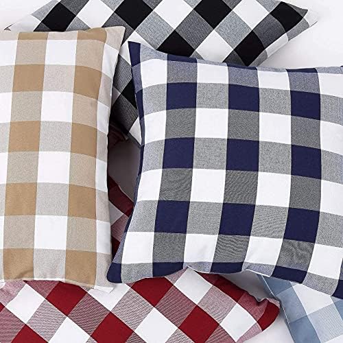 Caromio Buffalo Check Fillow Fillow Covers Covers