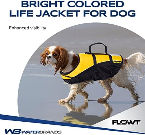 מעיל הצלה של כלב זרימה - אפוד חיי כלבים לשחייה - אפוד חיי כלבים לשייט - כלבים של אפוד מים כלבים בין 10-20