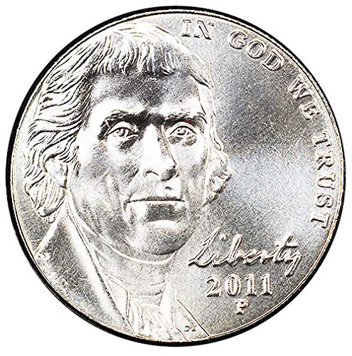 2011 P&D BU Jefferson Choice Nickel Uncirculated Us Mint 2 SET COIN SET