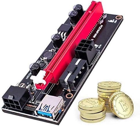 מחברים 1/6 יחידות חדשות ver009 USB3.0 PCI -E Riser ver 009S Express 1x 4x 8x 16x מאריך PCIE מתאם