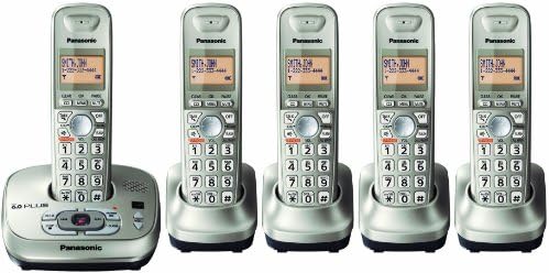 Panasonic KX-TG4023N DECT 6.0 פלוס טלפון אלחוטי דיגיטלי הניתן להרחבה עם מערכת מענה, שמפניה