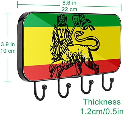 מחזיק מגבות קיר רכוב מגבת מתלה אמבטיה תפאורה חלוקת חלוק בגדים לבגדי אתיופית דגל דגל מגבת מגבות מארגן
