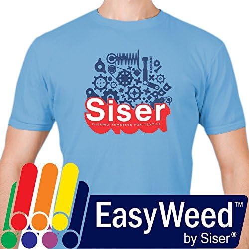 Siser Easyweed החום העברת ויניל HTV לחולצות טריקו 12 אינץ 'על 6 רגל גליל