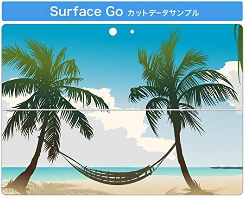 כיסוי מדבקות Igsticker עבור Microsoft Surface Go/Go 2 אולטרה דק מגן מדבקת גוף עורות 001349 עץ דקל דרום מדינה