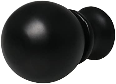1-1 / 2 אינץ מנורת עיטורים שמן שפשף שחור פלדה כדור ידית מנורת צל עיטורים מנורת גוונים עיטורים כובע