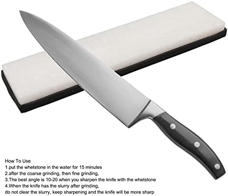 סכין טחינת אבן, 20איקס 5איקס 1.2 סנטימטר 8000 חצץ סכין חידוד אבן מתאים סכין טיפול מטבח כלים
