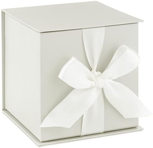 סימן היכר 4 קטן אריזת מתנה עם קשת וגרוס נייר למלא עבור חתונות, סיום לימודים, חג המולד, השושבינות מתנות