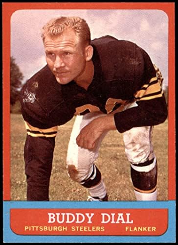 1963 Topps 124 Buddy Dial Pittsburgh Steelers NM Steelers Rice