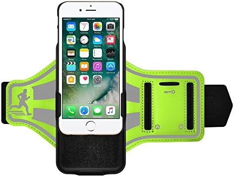 מארז זרוע זרוע של Amzer Shellster Case עבור Apple iPhone 7 Plus - ירוק