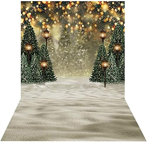 חורף יער נוף רקע מושלג חג המולד אורן עץ הילה כתמים צילום רקע חורף הפלאות יער משפחת מסיבת קיר קישוט