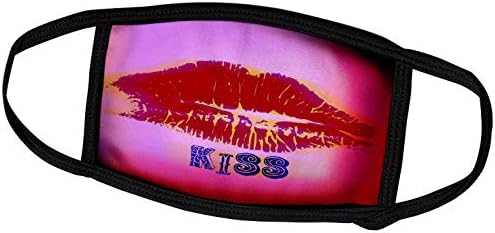 3 רוז נ. ב. יצירות-נשיקה אדומה-שפתיים - אמנות פלרטטנית-מסכות פנים