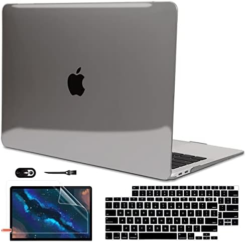 LCMOCICO עבור MacBook AIR 13 אינץ 'מארז M1 A2337 A2179 2021 2020 שחרור, קריסטל פלסטיק פלסטיק מעטפת