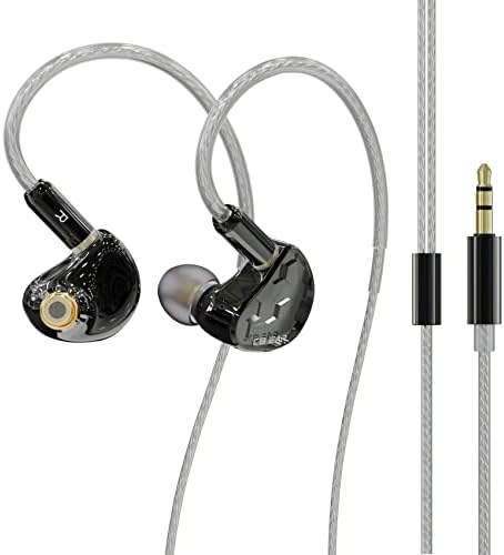 Yinyoo KZ EDX ו- KBEAR XUANWU באוזניות של צג אוזניים למוזיקאים, אוזניות IEM איזון היברידי. 1BA+1DD HIFI אוזניות