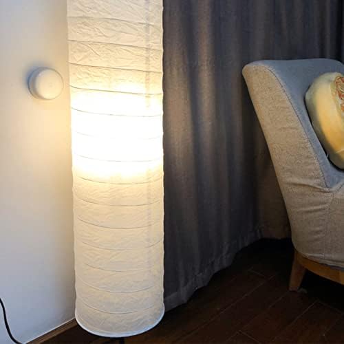 יפה נייר רצפת מנורת צל: דיפלומה רצפת מנורת צל יפני סגנון אורז נייר מנורת מגן כיסוי החלפה עבור