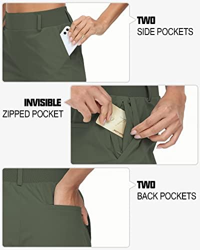 מכנסי טיול לנשים של Vayager מכנסיים קצרים בגודל 5 אינץ