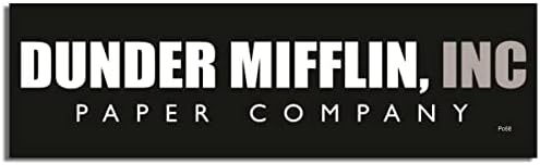 Gear Tatz - Dunder Mifflin - תוכנית טלוויזיה מחווה - מדבקת פגוש - 3 x 10 אינץ ' - מיוצר באופן מקצועי