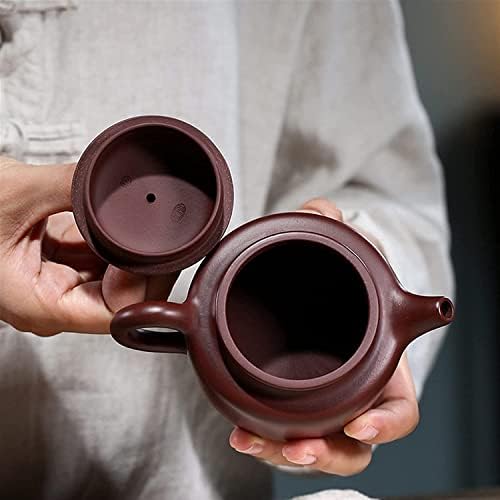 קומקום תה מודרני קומקום מפורסם חרס סגול מפורסם 210 מל סיר תה בעבודת יד יופי קומקום זישה סט תה קומקום
