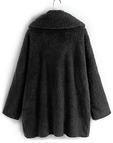 שרוול ארוך לנשים סוודר סרוג רך שמנמן פתוח קרדיגנים קדמיים