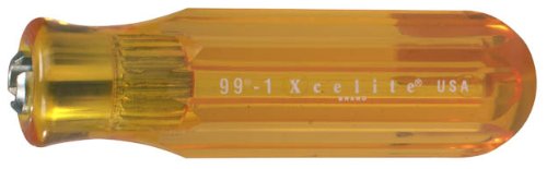 ידית מברג של Xcelite 991 ללהב להחלפה, ענבר, קוטר 13/16 , 4 אורך ידית