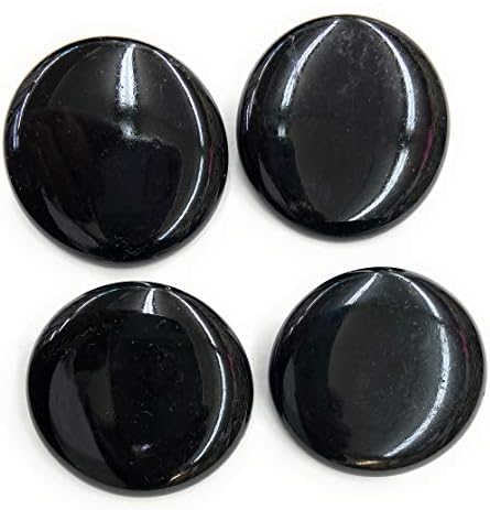 1-3/4 '' כפתורים שחורים גדולים במיוחד המוגדרים לשמלה ומעילים 4 מחשב. מעילי כפתורים מבריקים של ג'מבו,