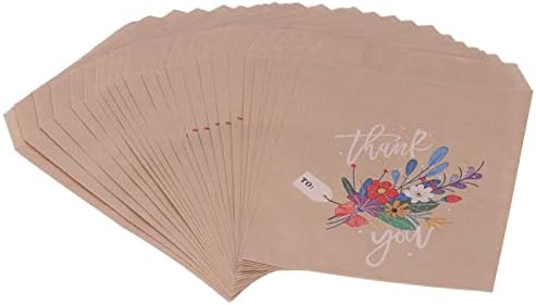 48 יחידות שקיות מתנה לנייר קראפט, שקיות מסיבות נייר מצוירות למסיבת ילדים תודה לך מתנה ותיקים