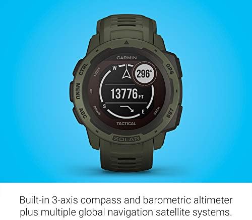 אינסטינקט גרמין, שעון חכם חיצוני מחוספס עם יכולות טעינה סולארית ותכונות טקטיות, אפליקציות ספורט