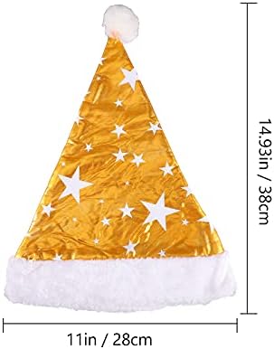קסיו 2 יחידות עמיד עור ידידותי חג המולד כובעי סנטה קלאוס כובעי חג המולד המפלגה קישוטי חג המולד דקור