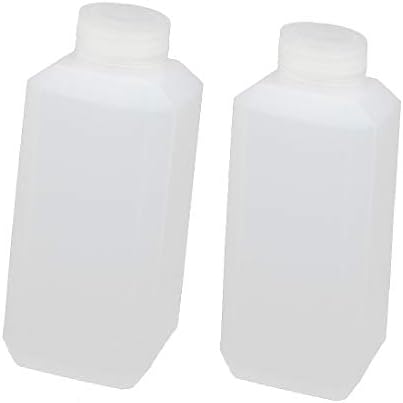 X-DREE 2 PCS 250 מל בורג פלסטיק עליון מדגם כימי מדגם מגיב לבן לבן למעבדה (2 יחידות 250 מל Botella de Reactivo