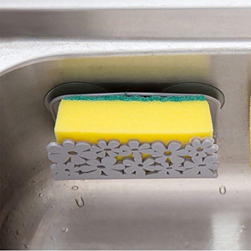 KONXXTT כוס יניקה כיור מדף סבון סבון מדף מטבח צלחת מטבח מתלה מדד יניקה קליפ קליפ סמרטוט כלי אחסון