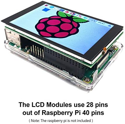 Innomaker Raspberry Pi LCD תצוגת TFT מסך מגע קיבולי 3.5 אינץ '320 × 480 עבור RASP PI 4 3 B+ מסופי תצוגה