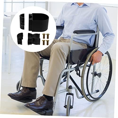 1 סט / 4 יחידות כיסא גלגלים קב מושב מתכוונן מחזיק כוס תינוק עגלת מחזיק כוס אוניברסלי מחזיק כוס כיסא גלגלים