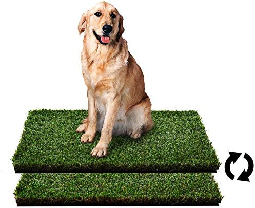 מטה4אנחנו גדול כלב מלאכותי דשא פיפי כרית 32.3 61.7 / 2 דשא מלאכותי לכלבים להחלפה / מציאותי / ביס