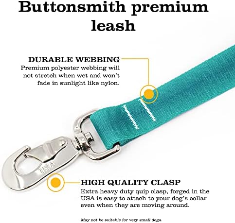 כפתורים סמית 'ואן גוך איריס רצועת כלבים - דפוס מחובר לחסד לצמיתות, אבזם מהיר כבד במיוחד - מיוצר בארצות הברית