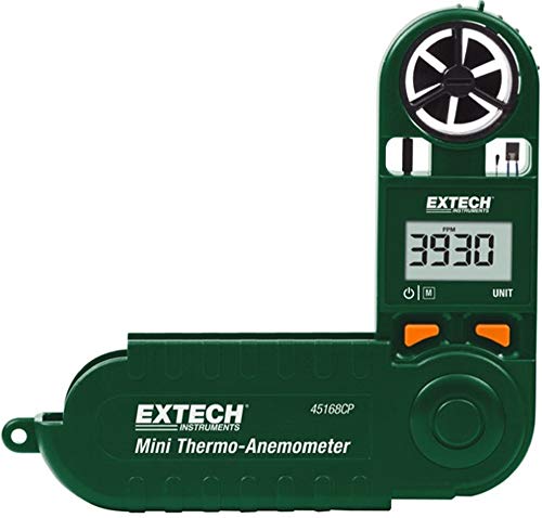 Extech 45168CP מיני-אנמומטר מיני עם מצפן מובנה