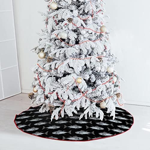חצאית עץ חג המולד של דג טונה קישוט לחג המולד של עץ חג המולד רך לחג המולד לבית מסיבת חג 30 x30