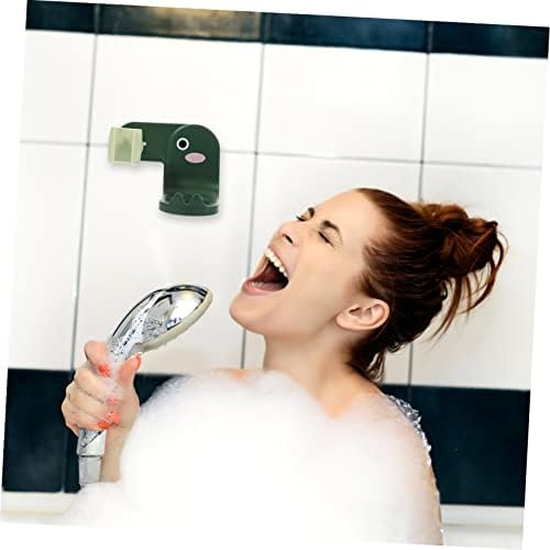 תושבת מקלחת Homoyoyo בגדי ראש מקלחת מתכווננים בגדי מתלה מתלה עמדת סבון סבון גוף שטיפת מקלחת מחזיק צינור
