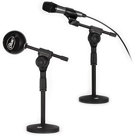 Moukey Boom Mic Stand & 10ft XLR MIC כבל 6 חבילה