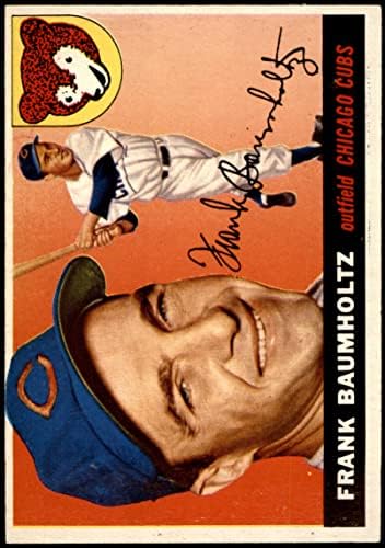 1955 Topps 172 פרנק באומהולץ שיקגו קאבס אקס קאבס