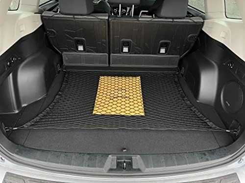 סגנון רצפה רכב אלסטי תא המטען רשת מטען לרשת סובארו פורסטר 2019-2023 - מארגן תא מטען פרימיום ואחסון - רשת מזוודות